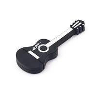 Hsthe Sea Chiavetta USB da 32 GB, USB 2.0, a forma di chitarra, a forma di cartone animato, per archiviazione dati (nero)