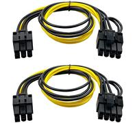 Hsthe Sea Confezione da 2 cavi di alimentazione da PCIe a 8 pin, PCIe Express (PCIE), scheda grafica e video, 20 cm