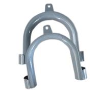Hsthe Sea Curve di Montaggio universali da 2 Pezzi, Arco di Sostegno a Forma di U, Gancio per Curva a Forma di U in plastica per Tubo di Scarico, Lavatrice, lavastoviglie e da 20-25 mm