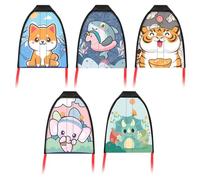 Hsthe Sea Mini aquiloni da 6 Pezzi Aquilone da espulsione per Pollice Facile da Far Volare Divertente Giocattolo per Sport all'Aria Aperta Regalo per Bambini