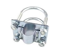 Hsthe Sea Morsetto per albero antenna a doppio U per esterni con staffa fissa per antenna esterna Morsetto a U per antenne in fibra di vetro