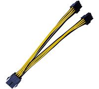 Hsthe Sea Scheda grafica Cavo di alimentazione 030-0571-000 CPU 8 pin maschio a doppio PCIe 8 pin femmina adattatore per K80/M40/M60/P40/P100 4-inch 20cm