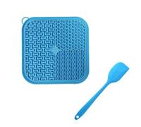 Hsthe Sea Tappetino da leccare per Cani con Ventosa Alimentatore Lento Tappetino da leccare Cani Tappetino da leccare Gatti per Il Bagno, l'addestramento, la Cura della Pelliccia Cura degli Artigli