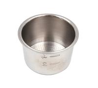 Hsthe Sea Tazza per caffè espresso, filtro poroso in acciaio inox, 51 mm, a parete singola, filtro poroso non pressurizzato, 4 tazze