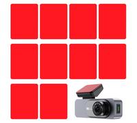 HstiaLving 10 cuscinetti adesivi biadesivi, 35 * 45 mm, extra resistenti, spessore 1,1 mm, resistenti all'acqua, per montaggio auto, universali e ritagliabili per parabrezza e cruscotto