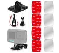 HSU Adattatore magnetico per videocamera con supporti adesivi 3M per Hero 11/10/9/8/7/6/5/4/3 e altre videocamere d'azione