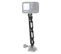HSU Braccio di Estensione per GoPro, Supporto per Videocamera in Lega di Alluminio per la Maggior Parte delle Videocamere d'Azione (16,5 cm)