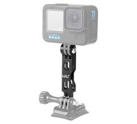 HSU Braccio di Estensione per GoPro, Supporto per Videocamera in Lega di Alluminio per la Maggior Parte delle Videocamere d'Azione (8,5 cm)