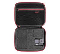 HSU Custodia per GoPro, interno in spugna compatibile con Hero 11/10/9/8/7/6/ 5/4/3+ e accessori (medio, modello A)