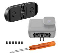 HSU Dito pieghevole per Hero 12/11/10/9/8 e GoPro Max, funziona con supporti magnetici o supporti a vite da 1/4"-20 per compatibilità con treppiedi tradizionali