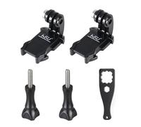 HSU Gancio a J a sgancio rapido per Go Pro, supporto base per fotocamera Hero 13/12/11/10/9/8/7/6/5/4/3 e altre action camera