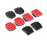 HSU Supporti Adesivi Casco per GoPro, Curvi Piatti Attacchi Attacco Casco con 3M Adesivo per Hero 12/11/10/9/8/7/6/5/4/3