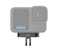 HSU Supporto a sgancio rapido per GoPro Hero 13, nero, chiusura magnetica, supporto per treppiede, adattatore per fotocamera, base in metallo per GoPro Mission 1 PRO