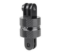 HSU Supporto girevole in alluminio per GoPro, rotazione a 360 gradi, braccio di estensione per Hero 13/12/11/10/9/8/7/6/5/4/3 e la maggior parte delle altre action camera