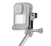 HSU Supporto Verticale per Videocamere d'Azione, Adattatore in Lega di Alluminio a 90 gradi per Hero 12/11/10/9/8/7/6/5/4/3