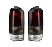 HSUF Fanale Posteriore Per Jeep Per Cherokee XJ Chassis 1997-2001 Set Di Luci Posteriori Con Lenti Rosse/fumé (sinistra + Destra) Luci Posteriori(Nero rosso)