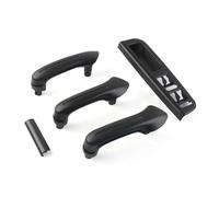 HSUF Interno Maniglie della Porta 5 Pezzi Porta Auto Porta Interna Maniglia Copertura per VW per Passat B5 per Golf per Jetta per Bora MK4 LHD(Nero)