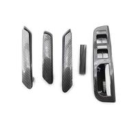 HSUF Interno Maniglie della Porta Auto Fibra Carbonio Stile Porta Maniglia Maniglia Interruttore Lunetta e Copertura Adatta per VW per Passat B5.5 1998-2005