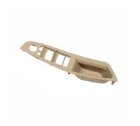 HSUF Interno Maniglie della Porta LHD Lato Car della Porta Finestra Bracciolo Pannello Copertura Interruttore Telaio per BMW Serie 5 F10 F11 F18 2010-2017(Beige)