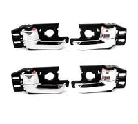 HSUF Interno Maniglie della Porta Maniglia per Porta Interna Auto Maniglie Interne cromate Interne per Kia per Sportage 2005-2010(1 Set)