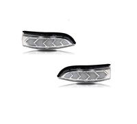 HSUF Segnale Svolta Dinamica Ambra Anteriore Specchietto laterale Indicatori direzione Benvenuto Per Toyota Per Avalon Per Corolla Per iM Per Prius C Luce Emergenza(Clear)