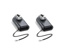 Hsupez 2 pezzi USB C femmina adattatore di ricarica compatibile per Aeropex/Shokz OpenRun Mini/OpenRun/OpenRun Pro/OpenComm, [con cordino] adattatore di ricarica per Shokz - Nero