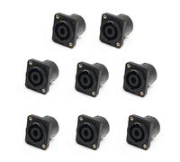 Hsupez Speakon - 8 connettori jack Twist Lock per NL4MP, NL4MPR, NL4FC, NL4FX, NLT4X, NL2FC