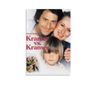 HSUREWTRK Kramer Vs Kramer, poster estetico da parete su tela, decorazione vintage per soggiorno, camera da letto, 50 x 75 cm, senza cornice, stile