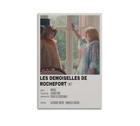 HSUREWTRK Les Demoiselles De Rochefort - Poster decorativo da parete su tela, stile vintage, per soggiorno, camera da letto, 50 x 75 cm, senza cornice