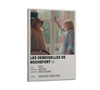 HSUREWTRK Les Demoiselles De Rochefort - Poster decorativo da parete su tela, stile vintage, per soggiorno, camera da letto, 40 x 60 cm, con cornice