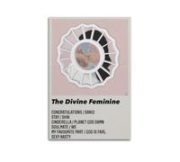 HSUREWTRK Mac Miller, Poster decorativo da parete su tela, motivo: The Divine Feminine, stile vintage, per soggiorno, camera da letto, 20 x 30 cm, senza cornice