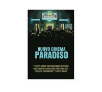HSUREWTRK Nuovo Cinema Paradiso - Poster estetico da parete su tela, decorazione artistica da parete, stile vintage, per soggiorno, camera da letto, 20 x 30 cm, senza cornice