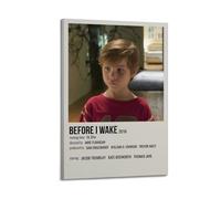 HSUREWTRK Poster con scritta "Before I Wake - Poster estetico da parete su tela, decorazione vintage, per soggiorno, camera da letto, 20 x 30 cm, con cornice
