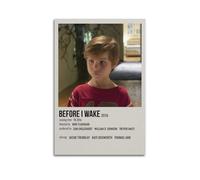 HSUREWTRK Poster con scritta "Before I Wake - Poster estetico da parete su tela, decorazione vintage per soggiorno, camera da letto, 50 x 75 cm, senza cornice, stile