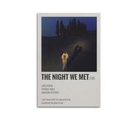 HSUREWTRK Poster decorativo da parete su tela con scritta "The Night We Met Lord Huron", decorazione artistica da parete in stile vintage, per soggiorno, camera da letto, 20 x 30 cm, senza cornice
