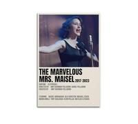 HSUREWTRK The Marvelous Mrs. Maisel - Poster decorativo da parete su tela, stile vintage, per soggiorno, camera da letto, 30 x 45 cm, senza cornice