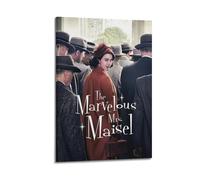 HSUREWTRK The Marvelous Mrs. Maisel - Poster decorativo da parete su tela, stile vintage, per soggiorno, camera da letto, 50 x 75 cm, con cornice