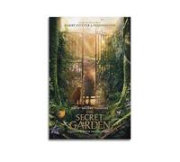 HSUREWTRK The Secret Garden, poster decorativo da parete estetico su tela, stile vintage, per soggiorno, camera da letto, 40 x 60 cm, senza cornice