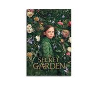 HSUREWTRK The Secret Garden, poster decorativo da parete estetico su tela, stile vintage, per soggiorno, camera da letto, 40 x 60 cm, senza cornice