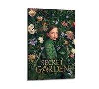 HSUREWTRK The Secret Garden - Poster decorativo da parete su tela, stile vintage, per soggiorno, camera da letto, 20 x 30 cm, stile cornice