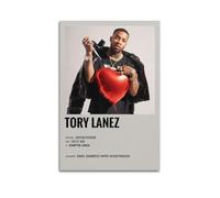 HSUREWTRK Tory Lanez - Poster estetico da parete su tela, decorazione artistica da parete, stile vintage, per soggiorno, camera da letto, 40 x 60 cm, senza cornice