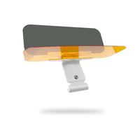 HSUYUN Alette Parasole Auto, Aletta Parasole per Auto Regolabile, Visiera Parasole Auto Antiriflesso, Giorno e Notte, Protezione UV, Pieghevole, per Tutte le Automobili