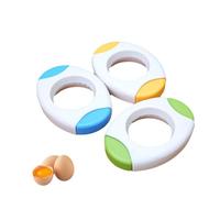 HSUYUN Sbuccia Uova Sode, 3 Pezzi Forbice per Guscio D'uovo Sod, apri delle uova, Ingranaggi in Acciaio Inossidabile, 3 Colori, per Cucina, Ristorante