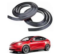 HSXDTK 2 Pezzi Articoli Listello Passaruota per Mercedes-Benz Classe A A200 A180 W169 A160 A150 W169 A170, Parafango della Ruota, Rivestimento del Parafango della Ruota Dell'auto,B/Carbon Fiber