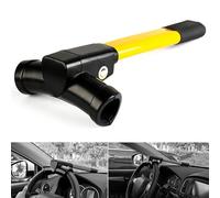 HSXDTK Antifurto Auto Blocca Sterzo Alta Sicurezza per Fiat 500 500X 500L Tipo Punto Bravo Panda Stilo, Blocco Volante Protezione, Dispositivo Antifurto di Bloccaggio Auto