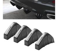HSXDTK Auto Paraurti Posteriore Lip Diffusore per VW Beetle Convertible (A5), Aletta di Squalo Diffusore Spoiler, Posteriore Spoiler Diffusore Ala,A-Carbon Fiber