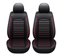 HSXDTK Copri sedili Auto per Ford Genuine Fiesta Mk7.5 ST-Line, Coprisedili Furgone, Traspirante Protezione per Sedili Auto, Accessori Interni per Auto, Black And Red