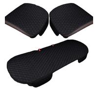 HSXDTK Cuscini Sedili Anteriori per VW Passat B9 3J I, Cuscino Sedile Auto Traspiranti, Copri Seduta Sedile, Coprisedili Posteriori Auto,A/Black
