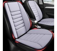 HSXDTK Cuscino per seggiolino Auto con Cuscino di Supporto per la Schiena per Tesla Model 3/Model Y/Model S/Model X, Sedile Cuscino Schienale per alleviare Il Dolore,B/Light Gray