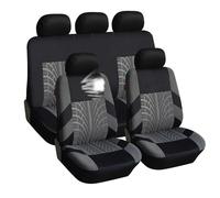 HSXDTK Set Completo di Coprisedili per Audi A5 S5 RS5 B9 B8 B8.5, Soft Confortevole Traspirante Protezione per Sedili Auto, Accessori Auto Interno,5 Seats-Grey
